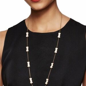 Kate Spade Elegant Gold and Cream Necklace